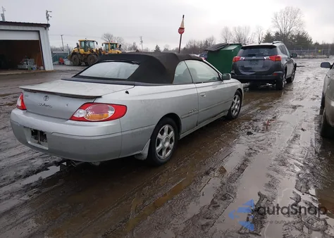 2002 Toyota Camry Solara Se/Sle z USA, uszkodzony, nr VIN 2T1FF28P42C598561
